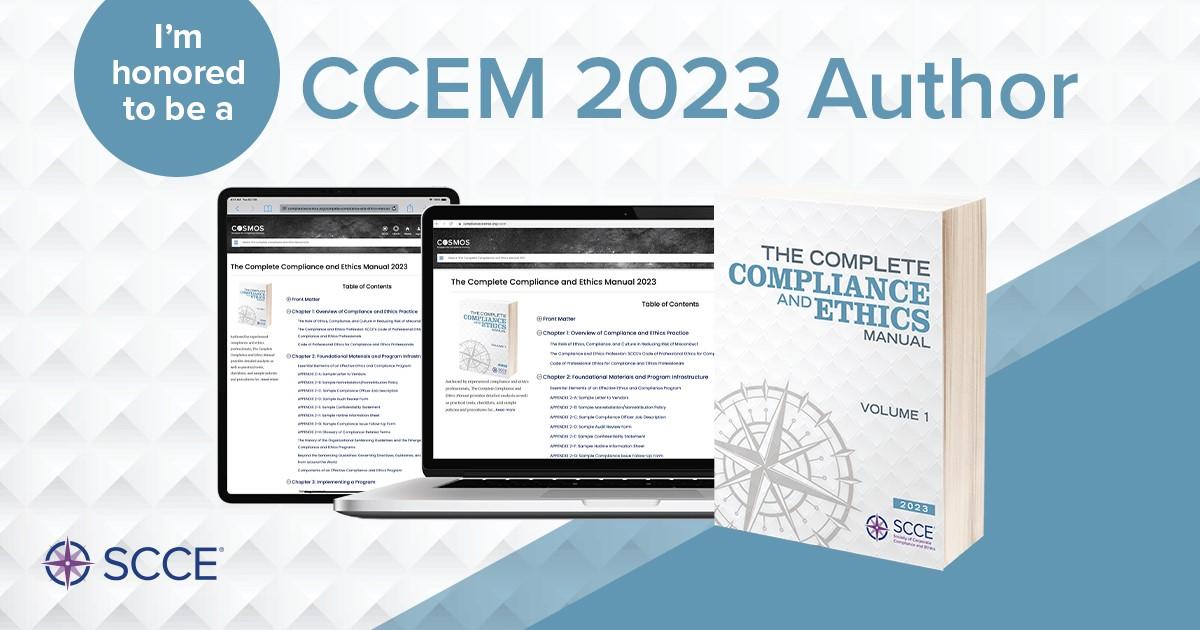 I'm honored to be a CCEM 2023 author